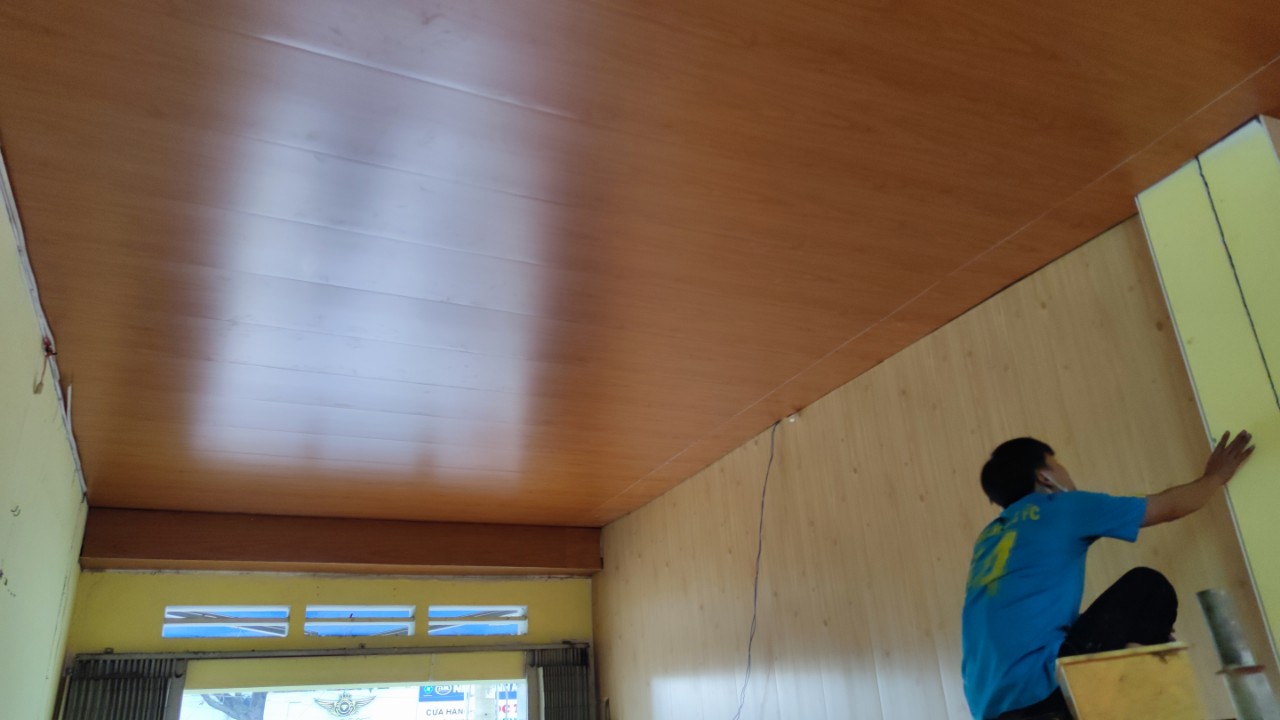 thi công tấm ốp tường từ Vương Phát