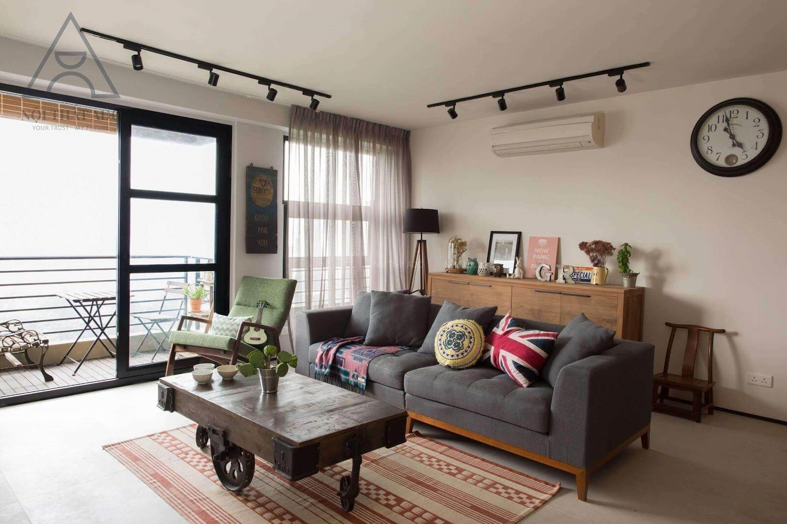 Màn cửa phong cách Vintage và sự mềm mại hoài niệm