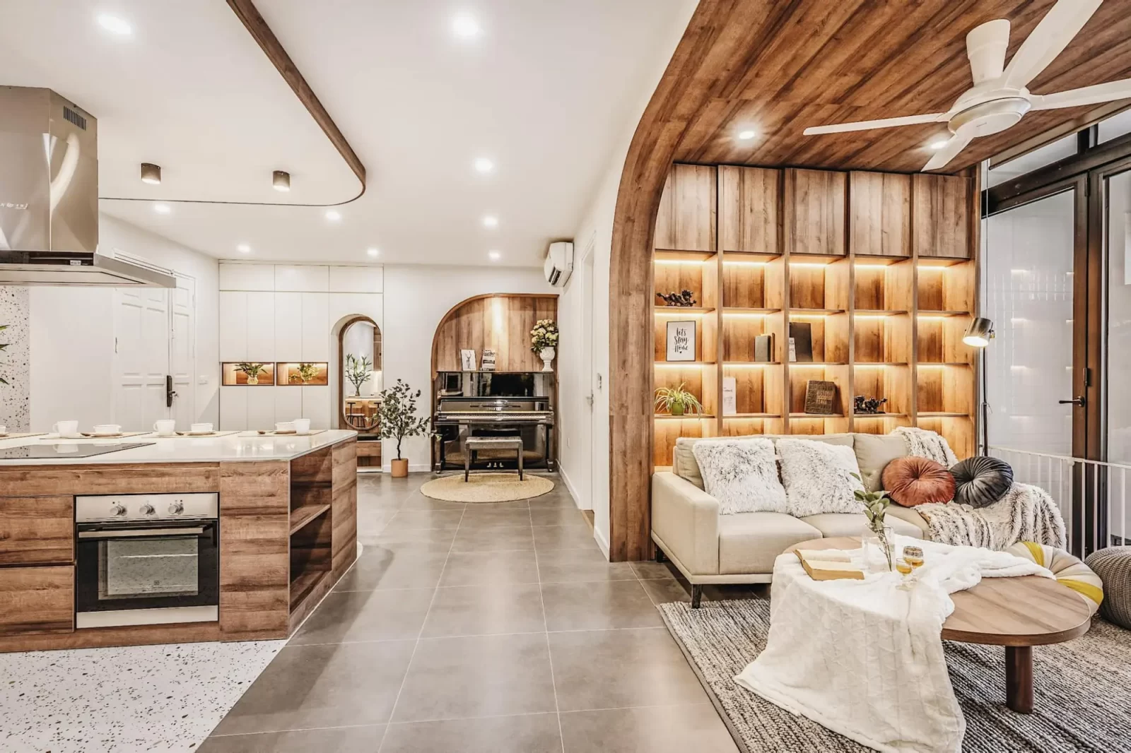 Ứng dụng phong cách Rustic cho từng không gian