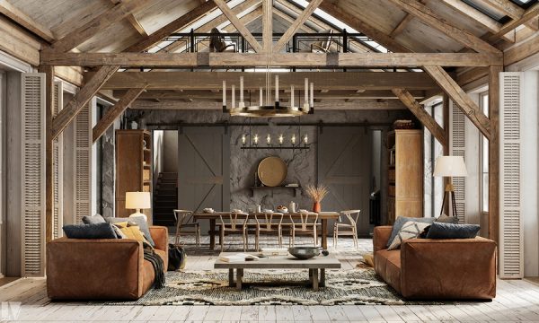 Phong Cách Rustic – Mộc Mạc Nhưng Đẳng Cấp Với Nội Thất Gỗ